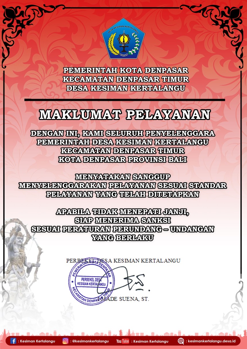 MAKLUMAT PELAYANAN