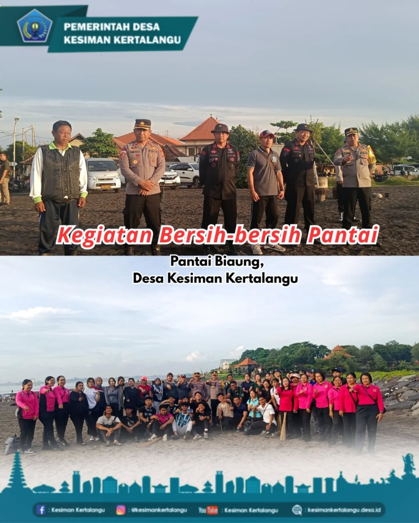 Aksi Bersih-bersih di Pantai Biaung