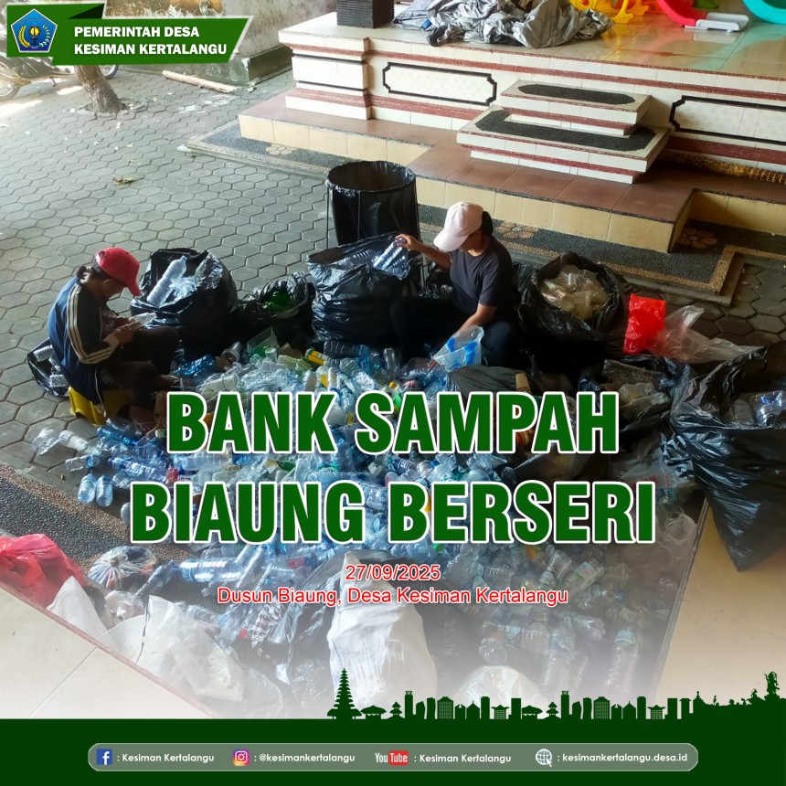 Bank Sampah "Biaung Berseri" – Dusun Biaung