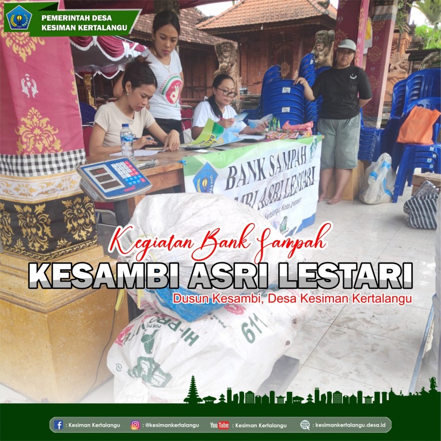 Bank Sampah " Kesambi Asri Lestari"