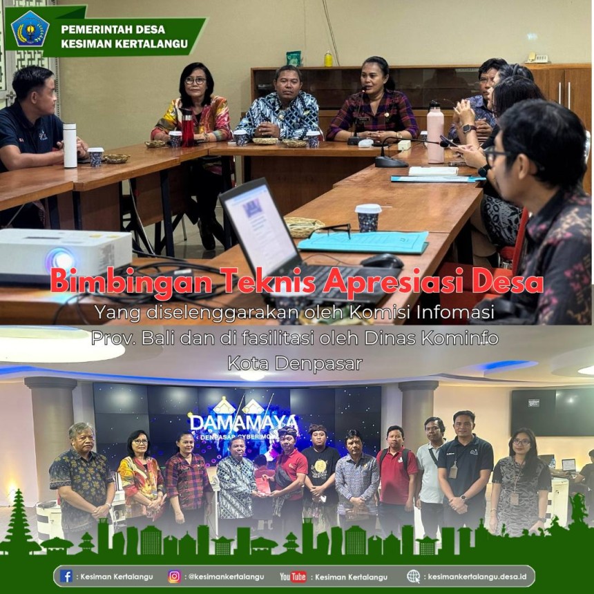 Bimbingan Teknis Apresiasi Desa