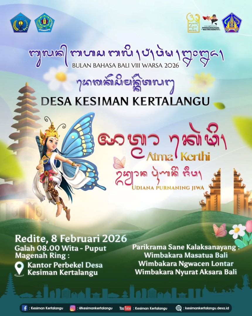 Bulan Bahasa Bali VIII Warsa 2026.