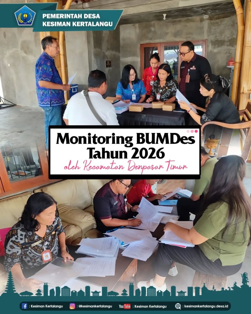 Evaluasi & Monitoring BUMDes Kerta Sari Utama Semester I Tahun 2026.
