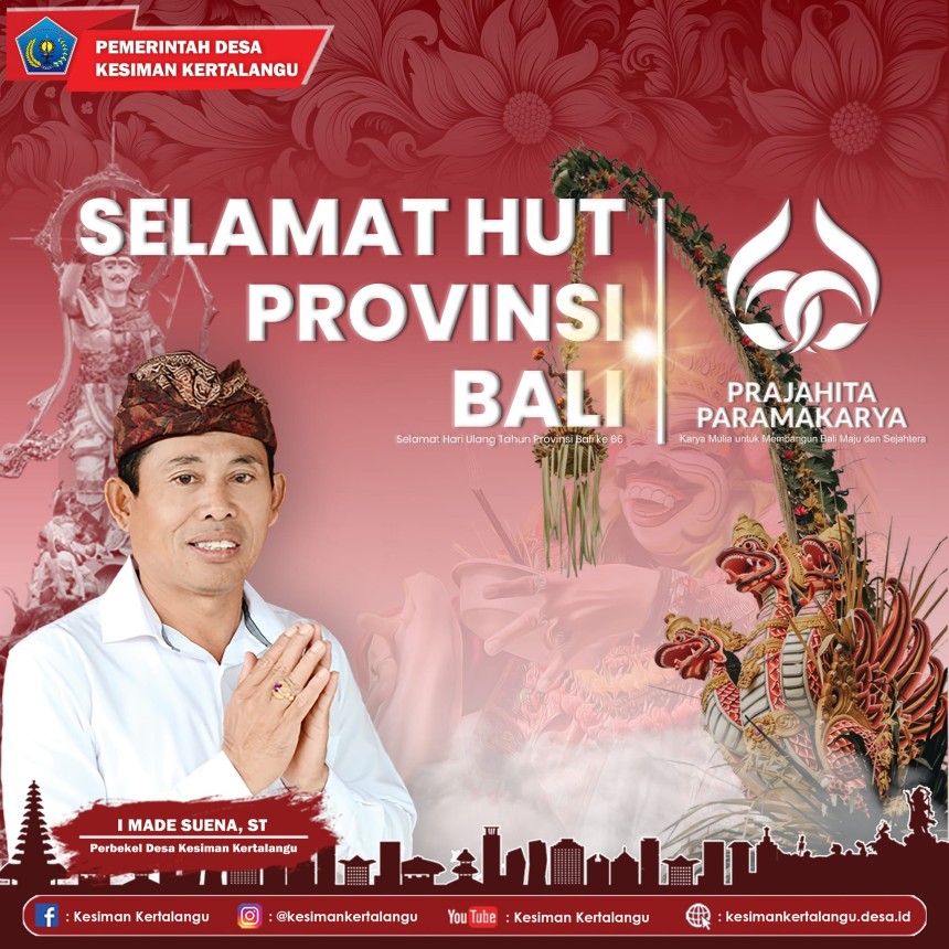 HUT Provinsi Bali