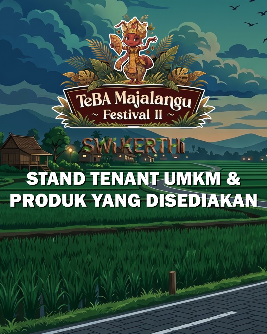 INFO STAND TENANT UMKM TEBA MAJALANGU FESTIVAL II