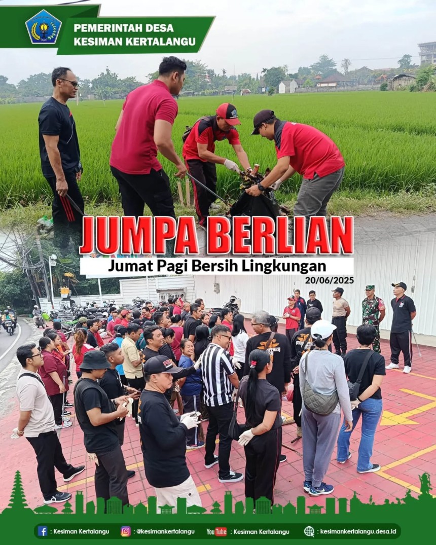 Jumpa Berlian | 20 Juni 2025  Areal Simpang Tohpati sampai Jl. Ulun Carik – Desa Kesiman Kertalangu
