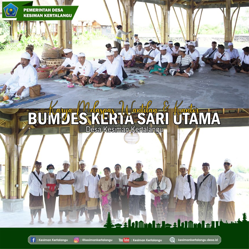 Karya Mecaru Wantilan & Kantor BUMDes Kerta Sari Utama