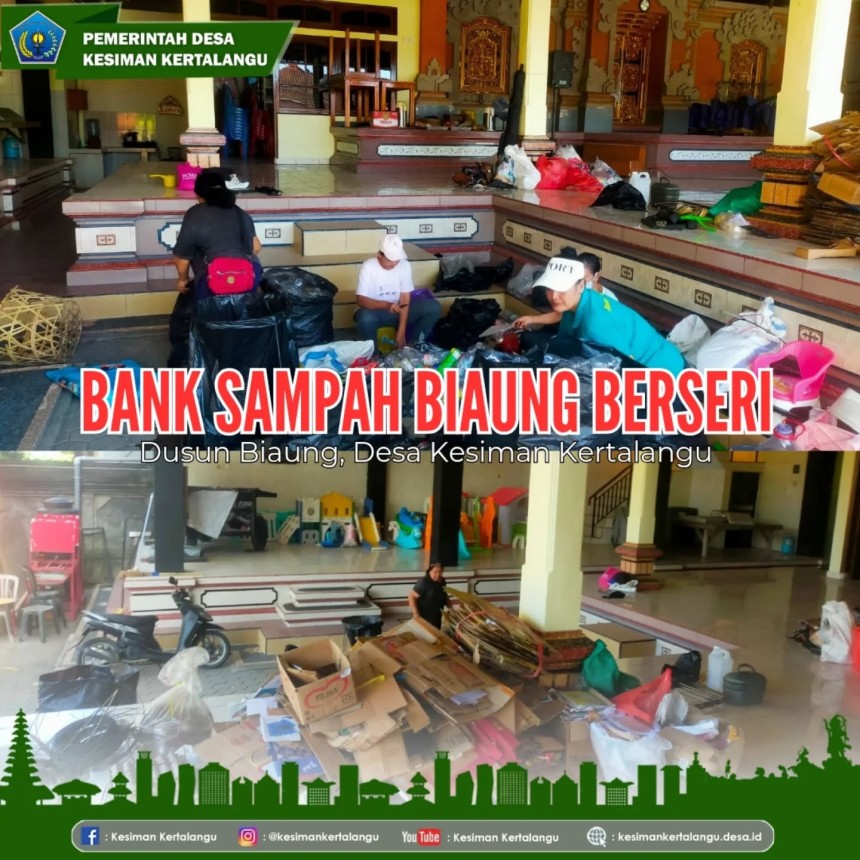 KEGIATAN BANK SAMPAH “BIAUNG BERSERI”