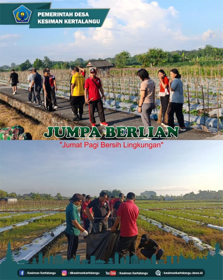 Kegiatan JUMPA BERLIAN di areal Jogging Track Teba Majalangu