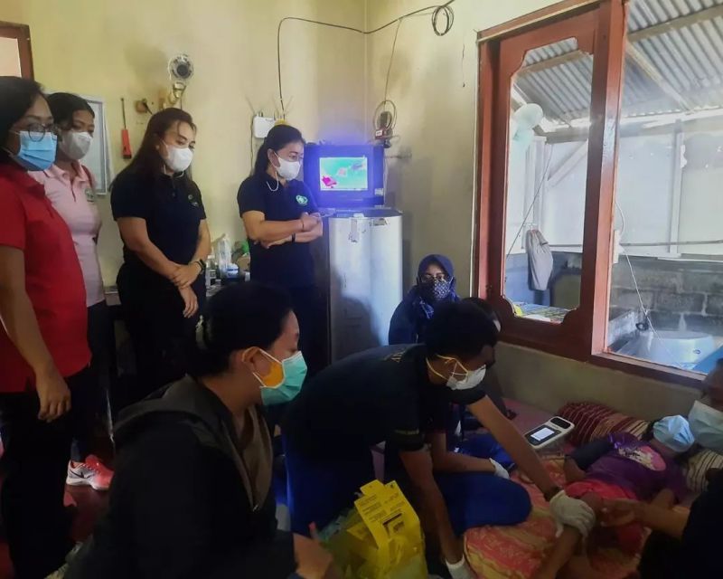 Kegiatan layanan Home Visit atau Jemput Bola Vaksinasi Covid-19