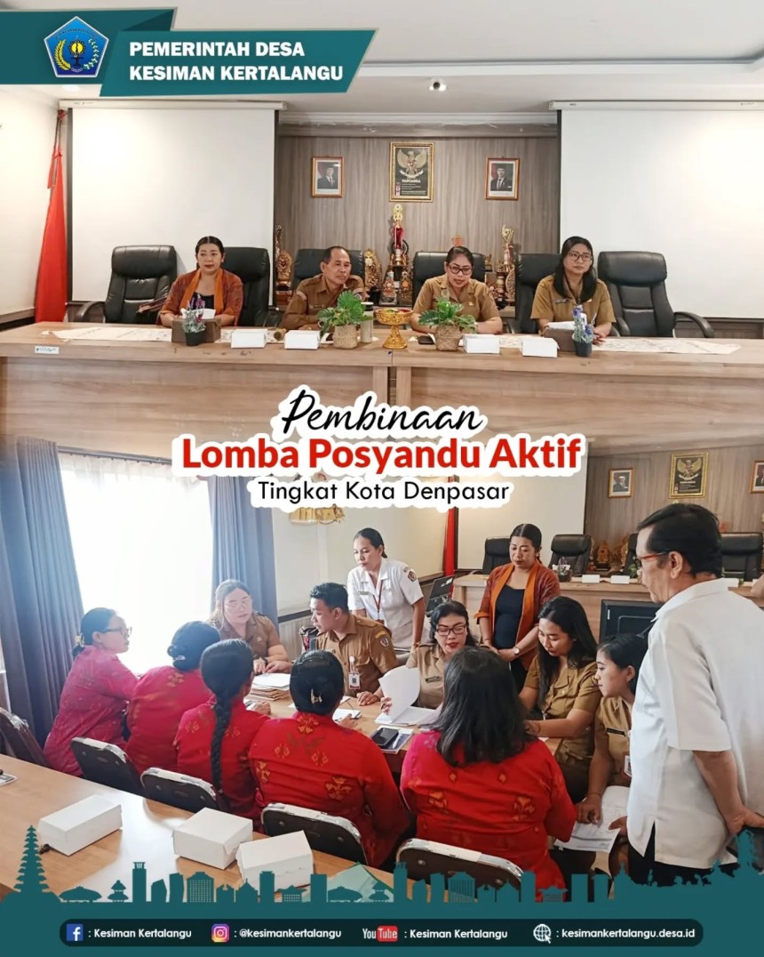 Kegiatan Pembinaan Lomba Posyandu Aktif Tingkat Kota Denpasar Tahun 2026