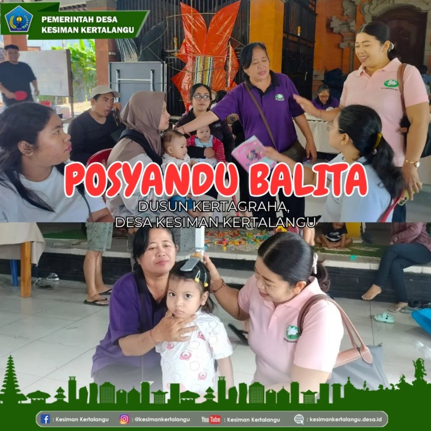 Kegiatan Posyandu Balita di Dusun Kertagraha (03/08/2025)