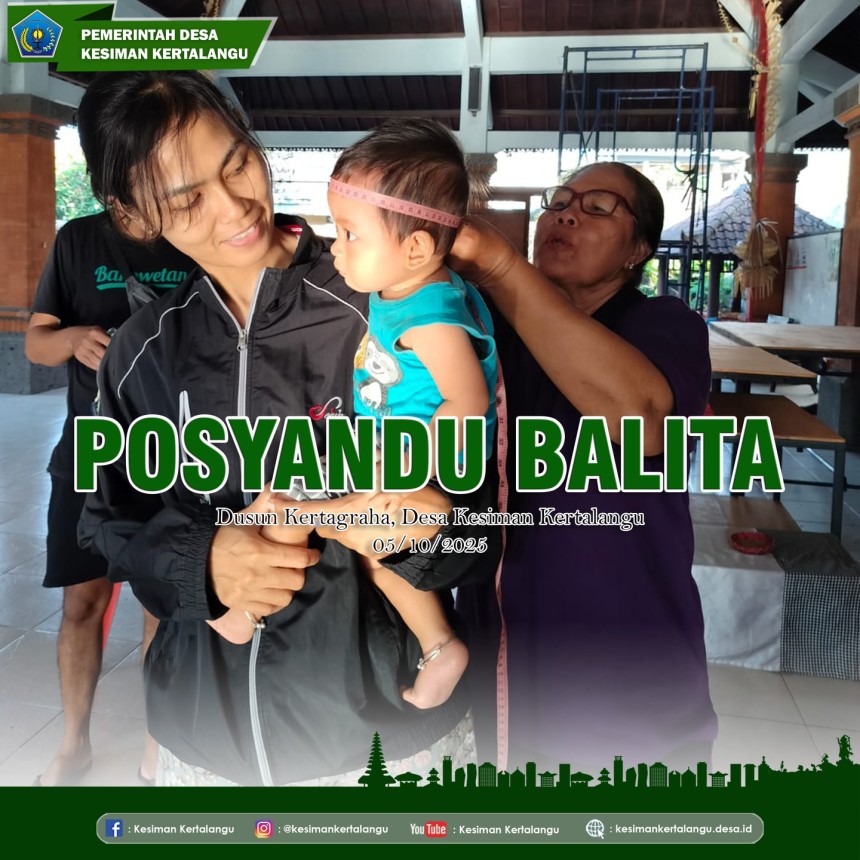 Kegiatan Posyandu Balita di Dusun Kertagraha (05/10/2025)