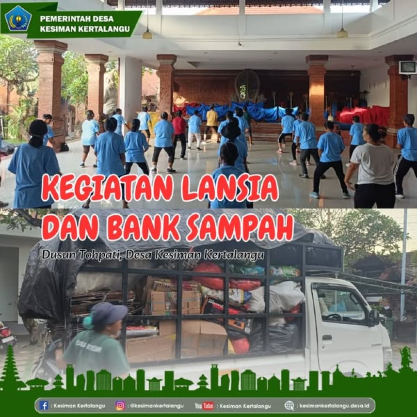 KEGIATAN SORE HARI: LANSIA AKTIF & PEDULI LINGKUNGAN DI DUSUN TOHPATI