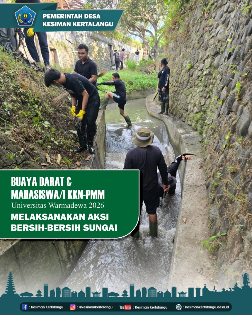 Kolaborasi Tim Buaya Darat Dusun Tangtu dan KKN–PMM Universitas Warmadewa 2026