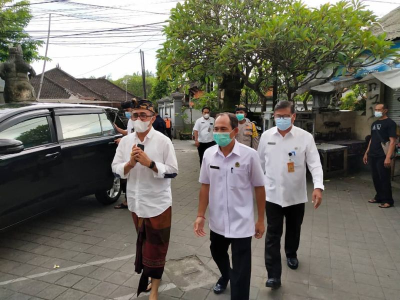 Kunjungan Kerja Bapak Walikota Denpasar ke Kantor Perbekel Desa Kesiman Kertalangu