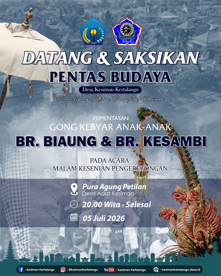 Malam Kesenian Pengerebongan 2026