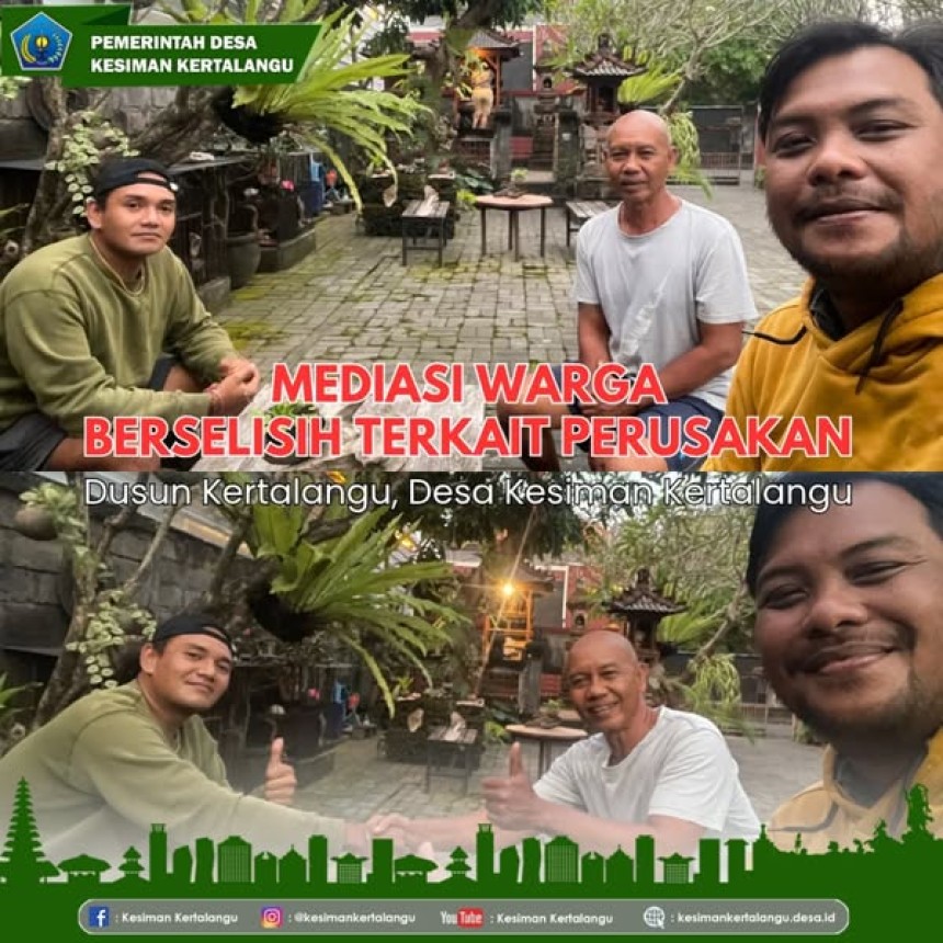 Mediasi Warga Dusun Kertalangu
