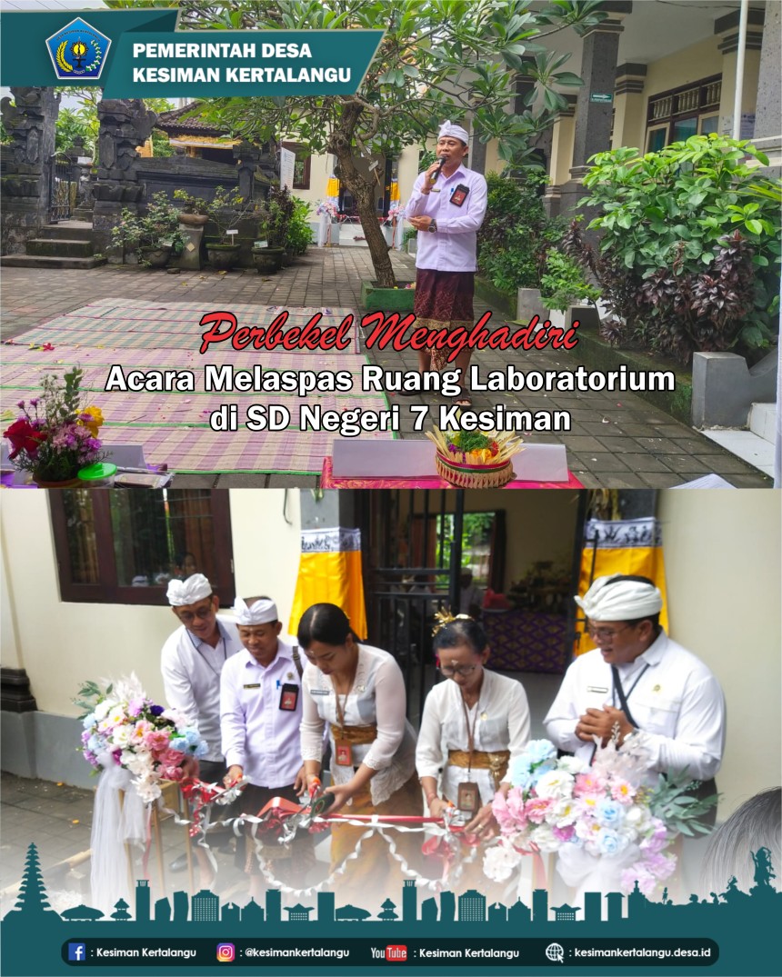 Melaspas Ruang Laboratorium di SD Negeri 7 Kesiman