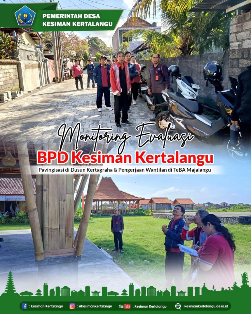 Monitoring & Evaluasi BPD Desa Kesiman Kertalangu