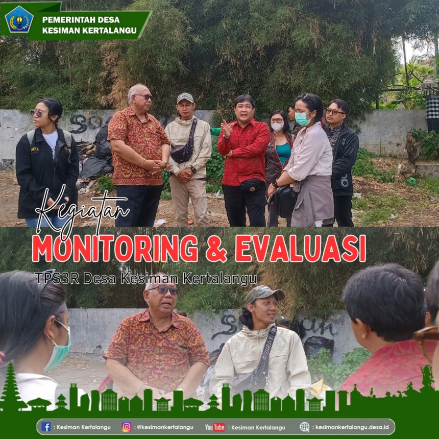 Monitoring & Evaluasi TPS3R Desa Kesiman Kertalangu