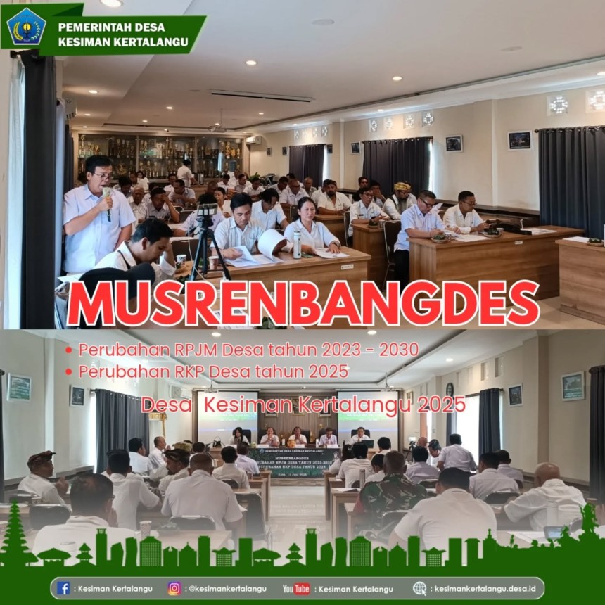 Musrenbangdes Desa Kesiman Kertalangu