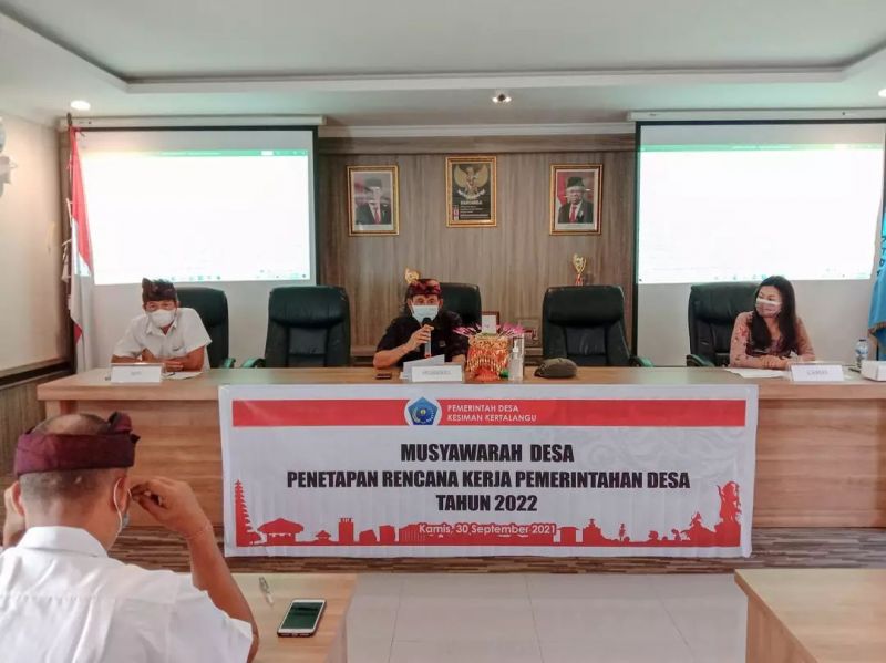 Musyawarah Desa Penetapan Rencana Kerja Pemerintahan Desa Tahun 2022