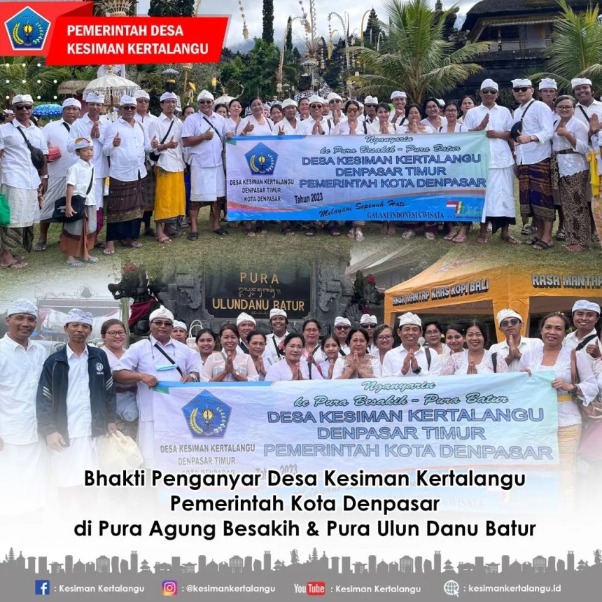 Ngaturang Bhakti Penganyar di Pura Agung Besakih & Pura Ulun Danu Batur