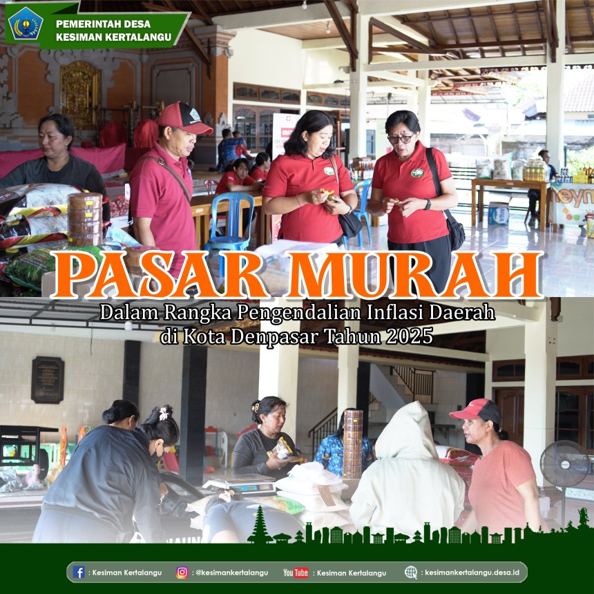 Pasar Murah dalam Rangka Pengendalian Inflasi Daerah Tahun 2025
