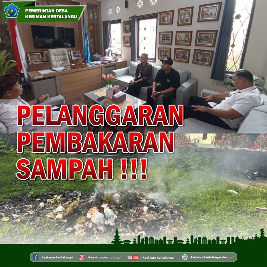 PELANGGARAN PEMBAKARAN SAMPAH