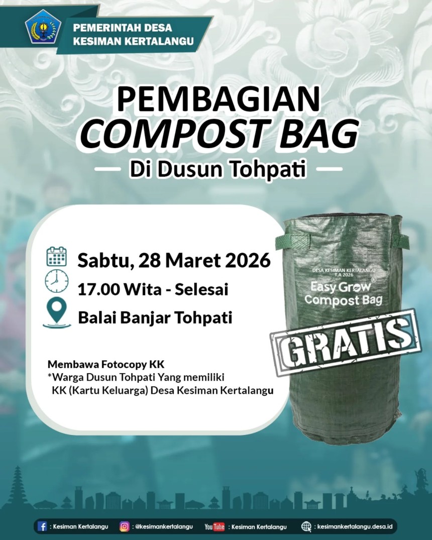 pembagian Compost Bag GRATIS