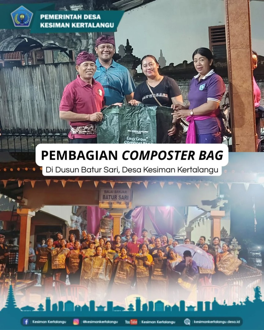 Pembagian Composter Bag & Sosialisasi Pengelolaan Sampah