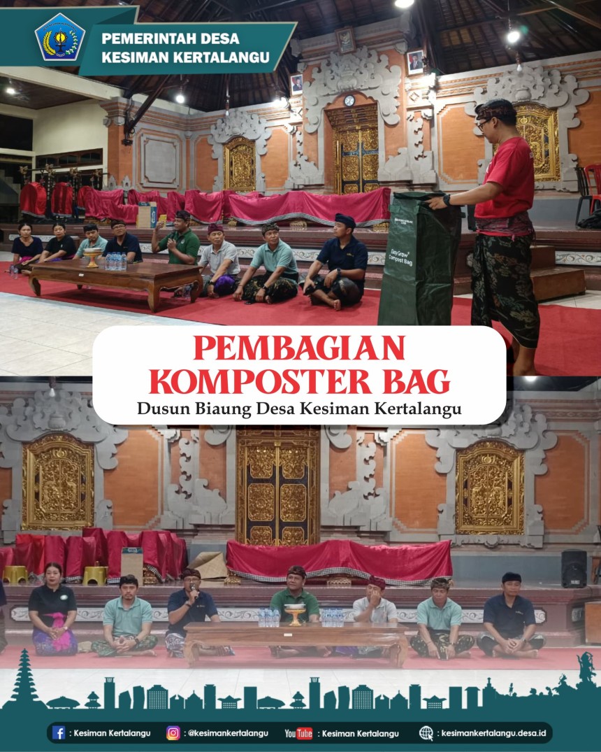 Pembagian & Sosialisasi Composter Bag