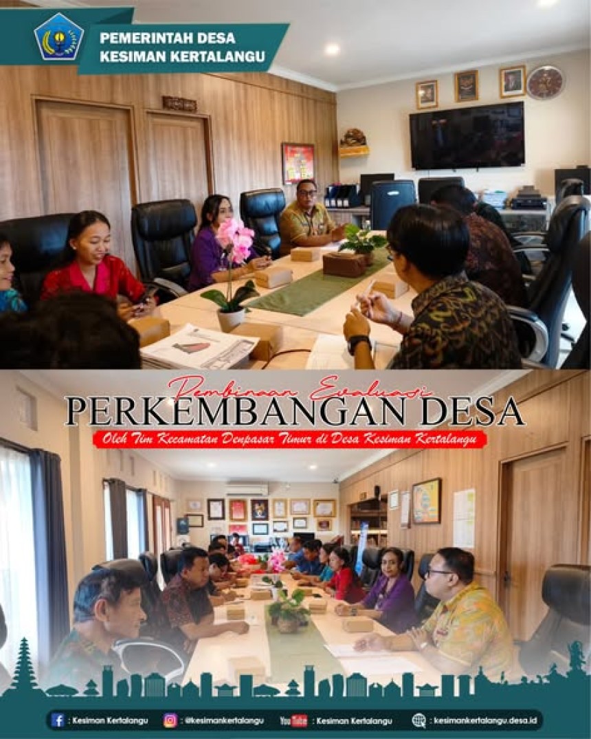 PEMBINAAN EVALUASI PERKEMBANGAN DESA