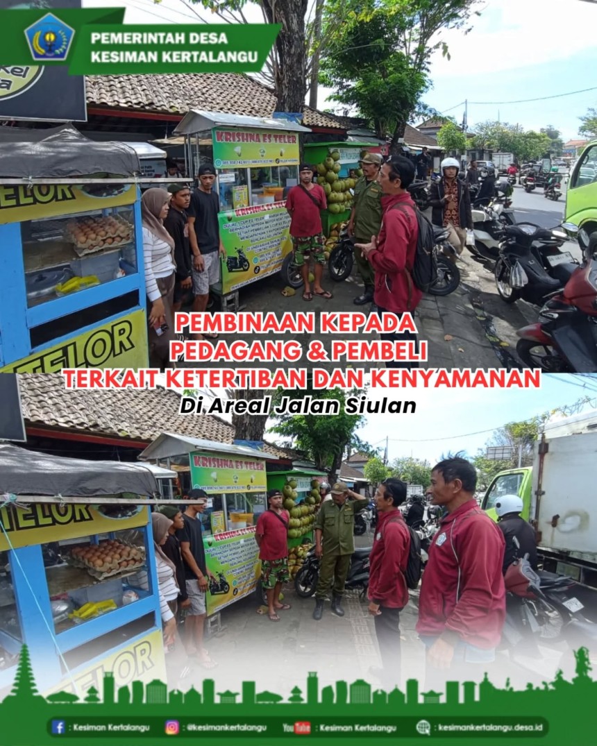 Pembinaan kepada para Pedagang & Pembeli agar saling memahami dan menjaga ketertiban dan Kenyamanan