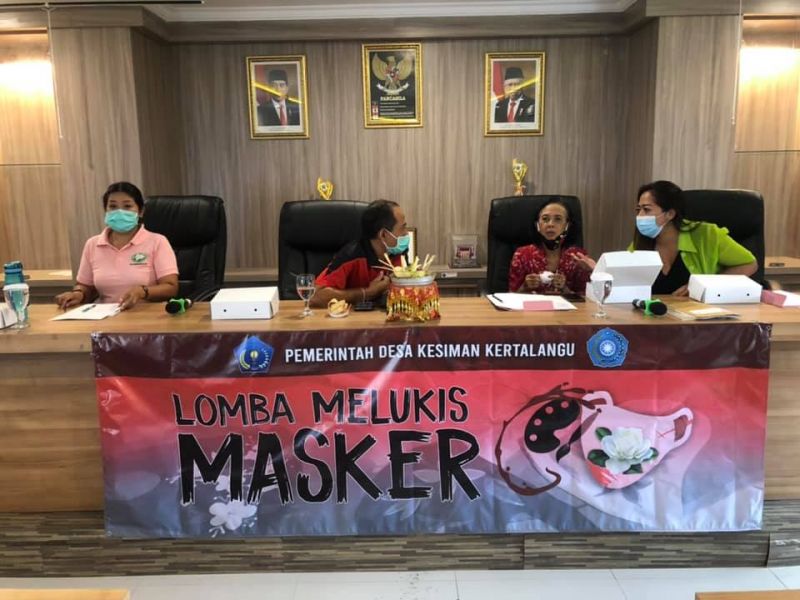 Pembinaan Masyarakat dirangkaikan dengan Lomba Melukis Masker