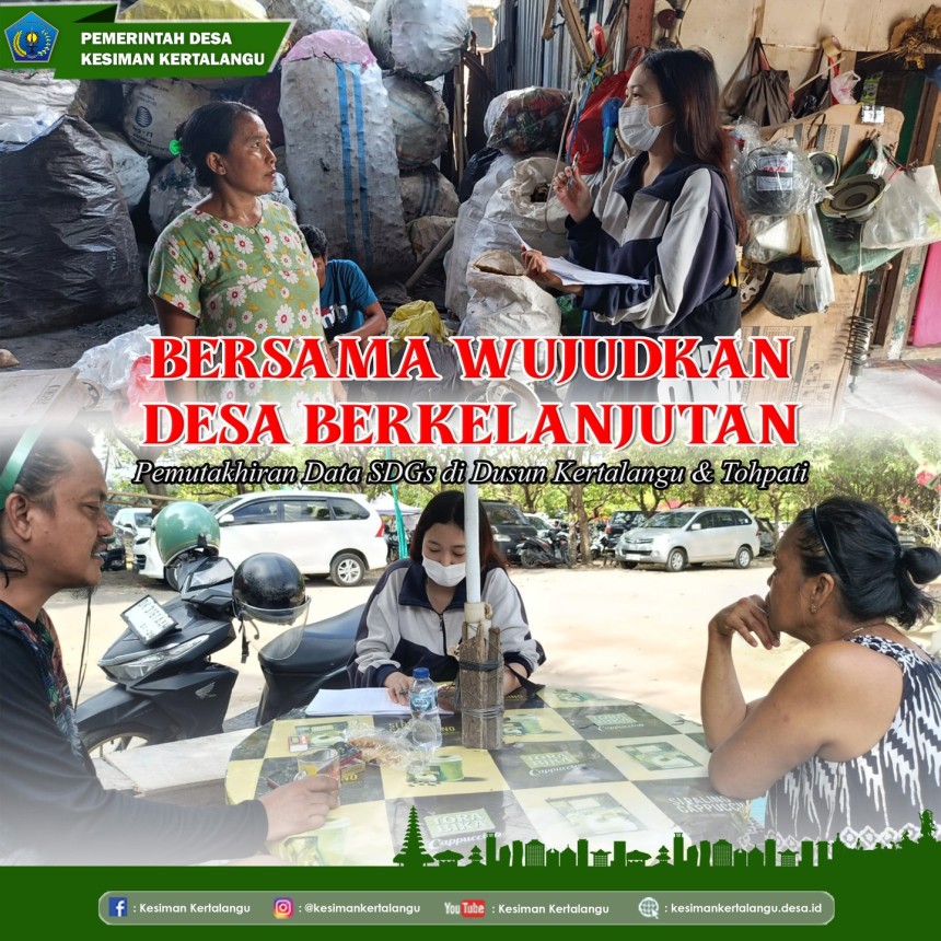 Pemutakhiran Data SDGs Desa Kesiman Kertalangu