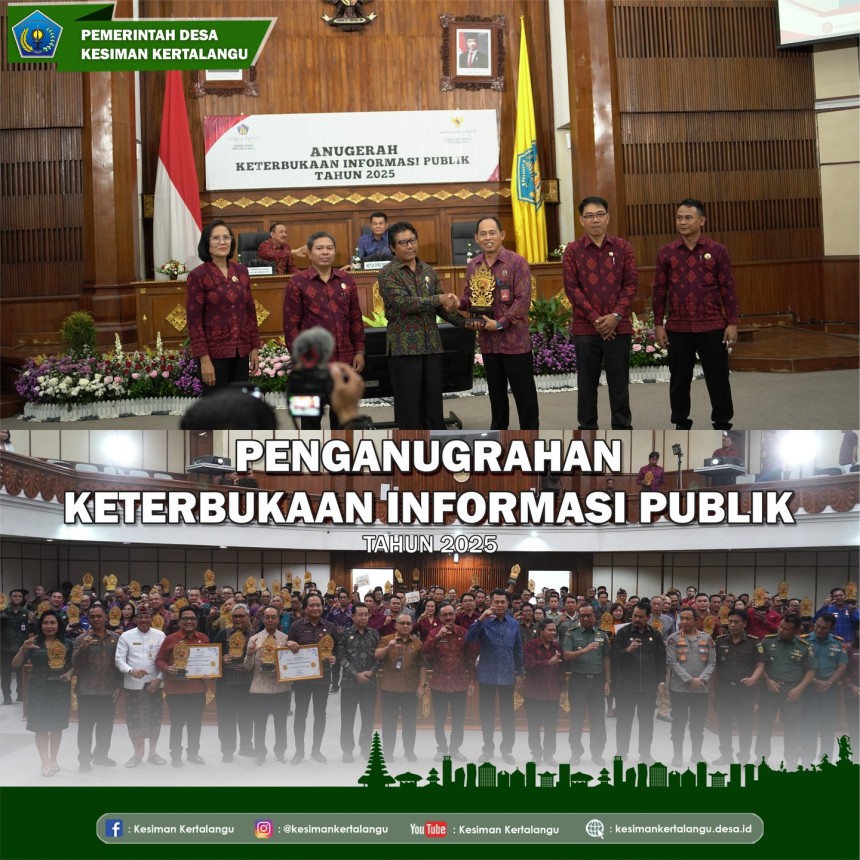Penganugerahan Keterbukaan Informasi Publik Tahun 2025
