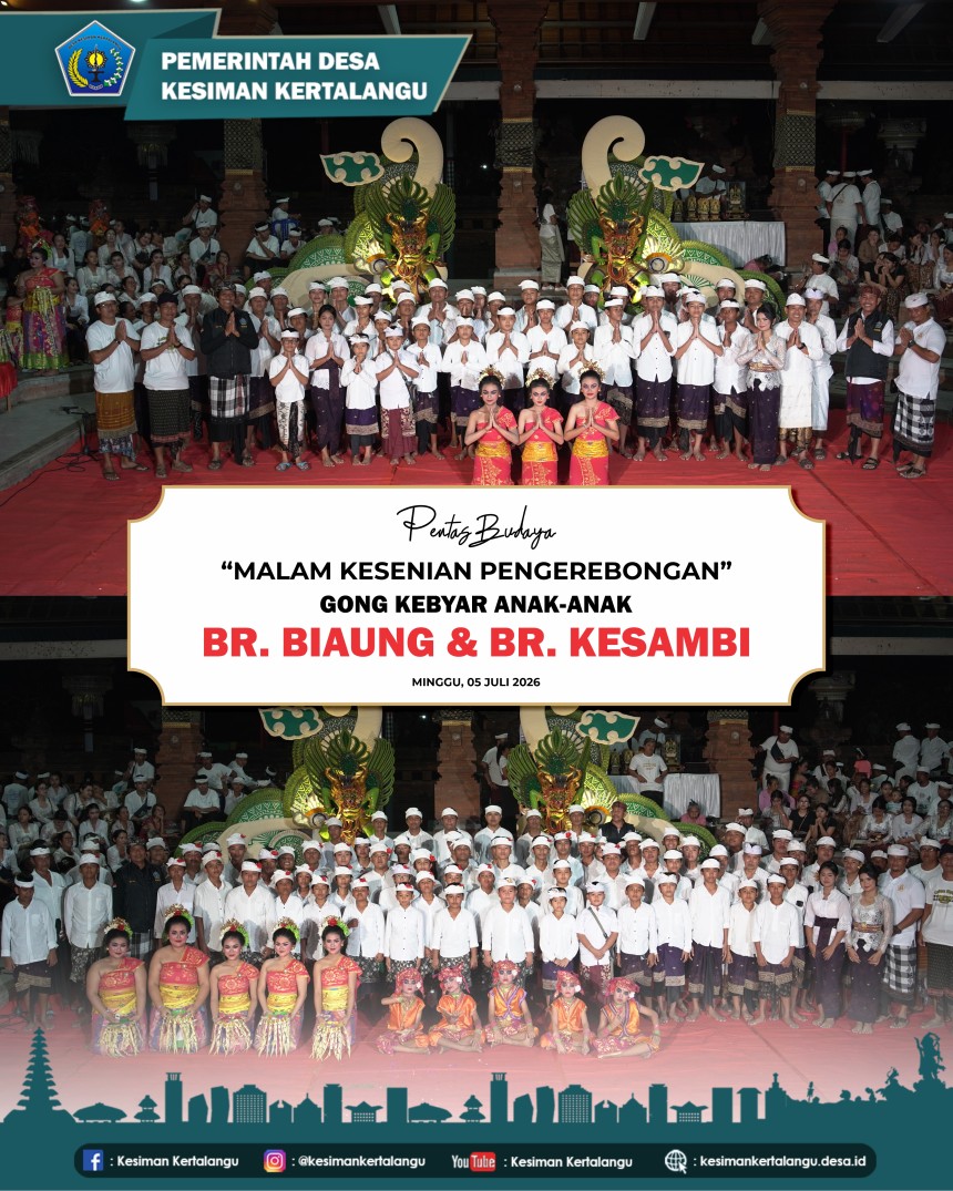 Pentas Budaya "Malam Kesenian Pengerebongan"
