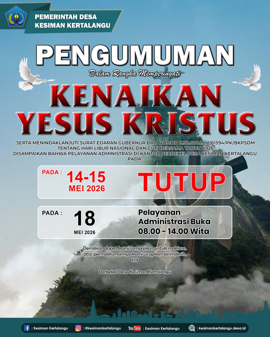 Permakluman Libur dan Cuti Bersama