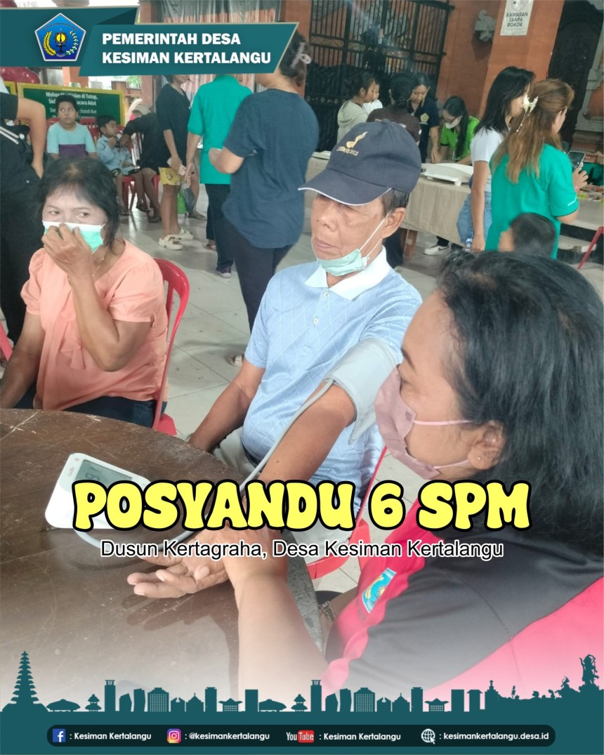 Posyandu 6 SPM di Dusun Kertagraha