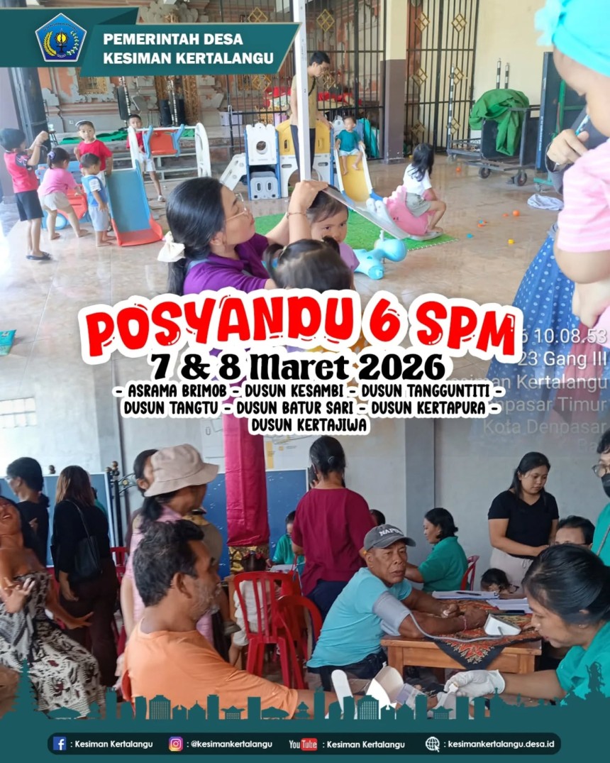 Posyandu 6SPM Desa Kesiman Kertalangu