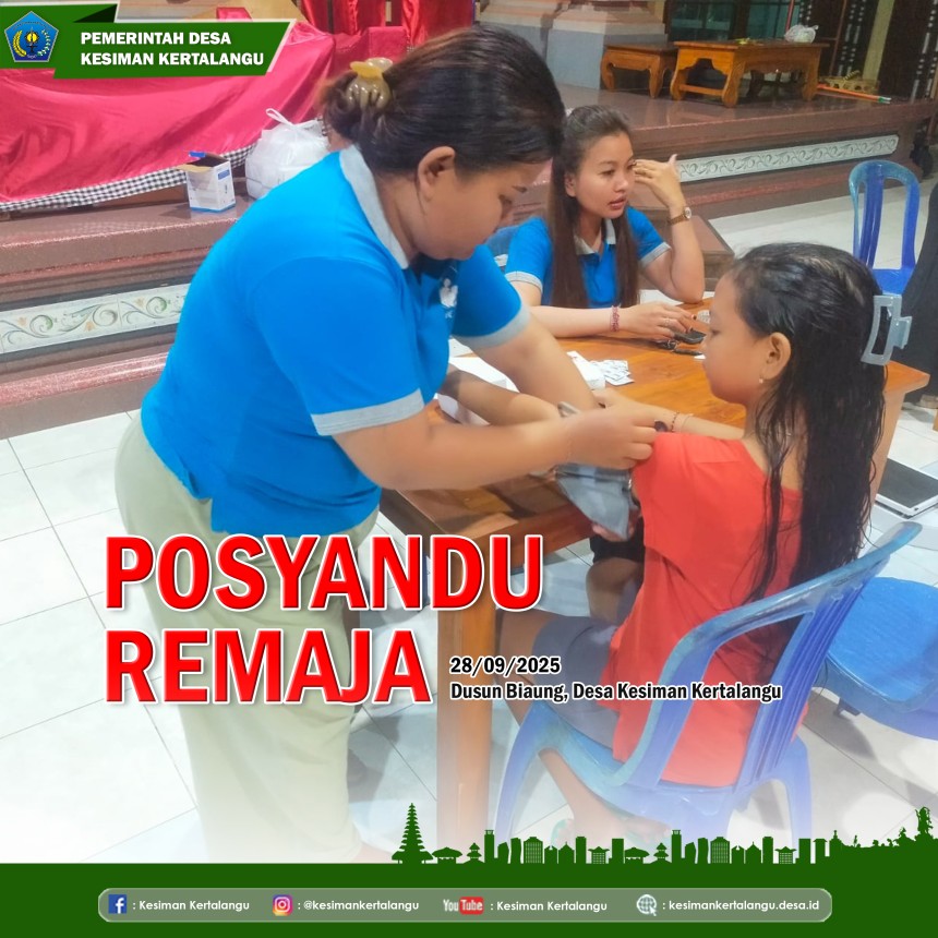 Posyandu Remaja Dusun Biaung