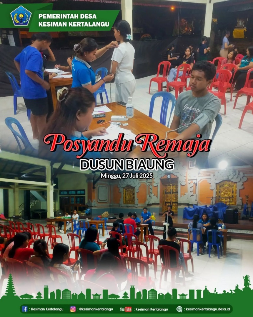 Posyandu Remaja Dusun Biaung