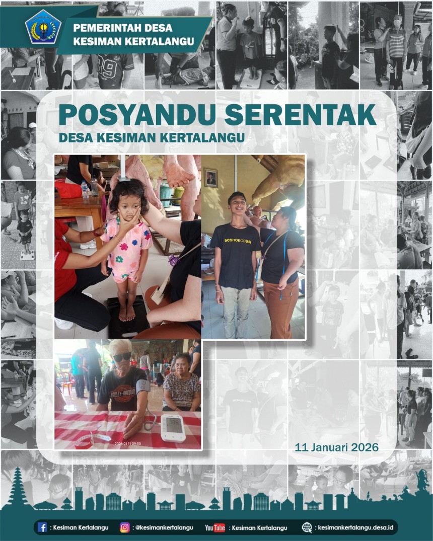 Posyandu Serentak Desa Kesiman Kertalangu