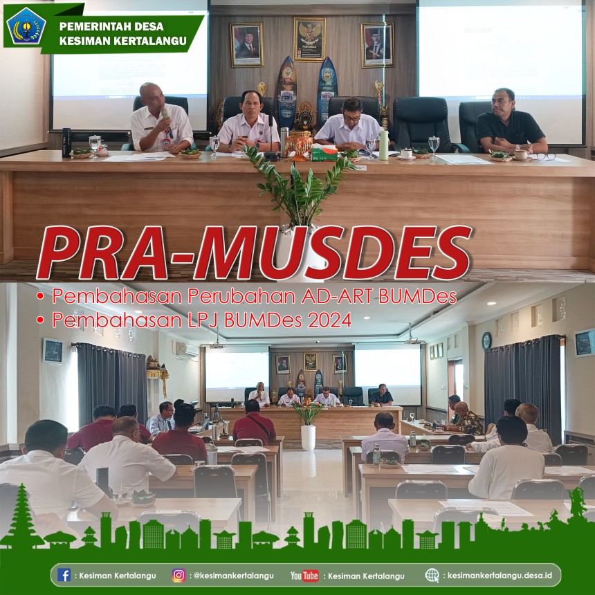 Pra-MUSDes Desa Kesiman Kertalangu Tahun 2025