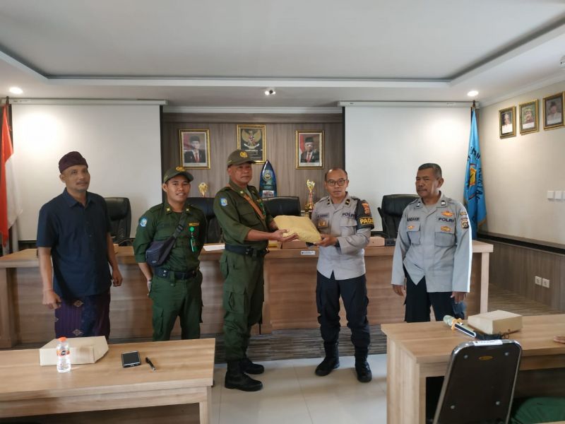 Rapat Koordinasi Dan Pembinaan Linmas Desa Kesiman Kertalangu