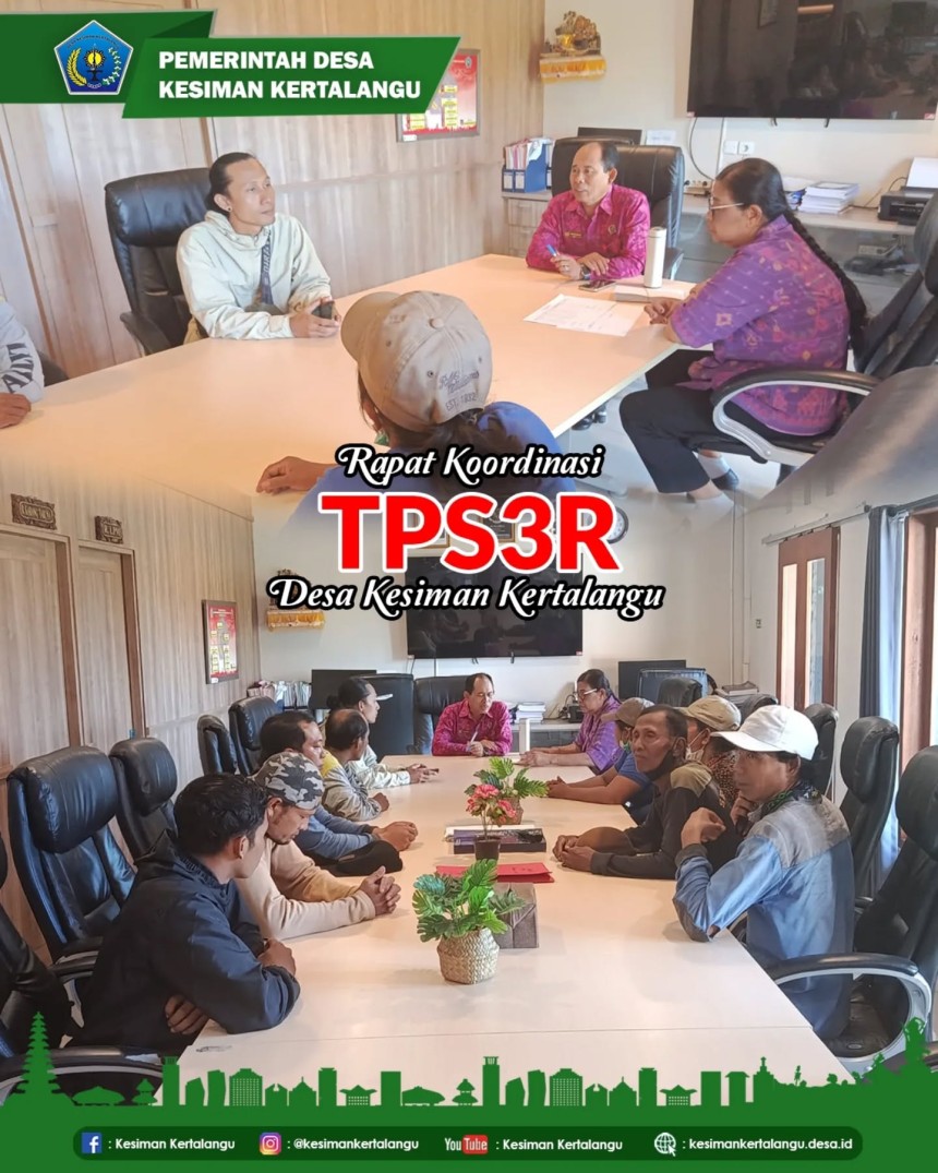 Rapat Koordinasi TPS3R Desa Kesiman Kertalangu