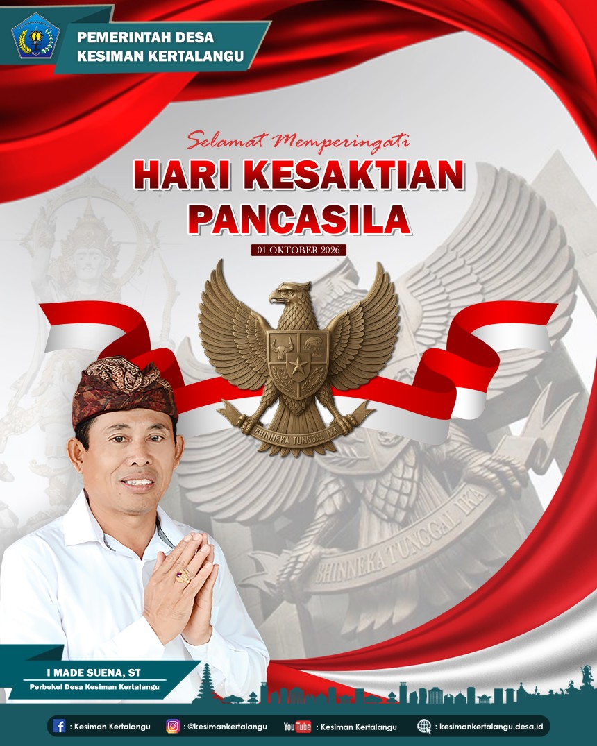 SELAMAT HARI KESAKTIAN PANCASILA