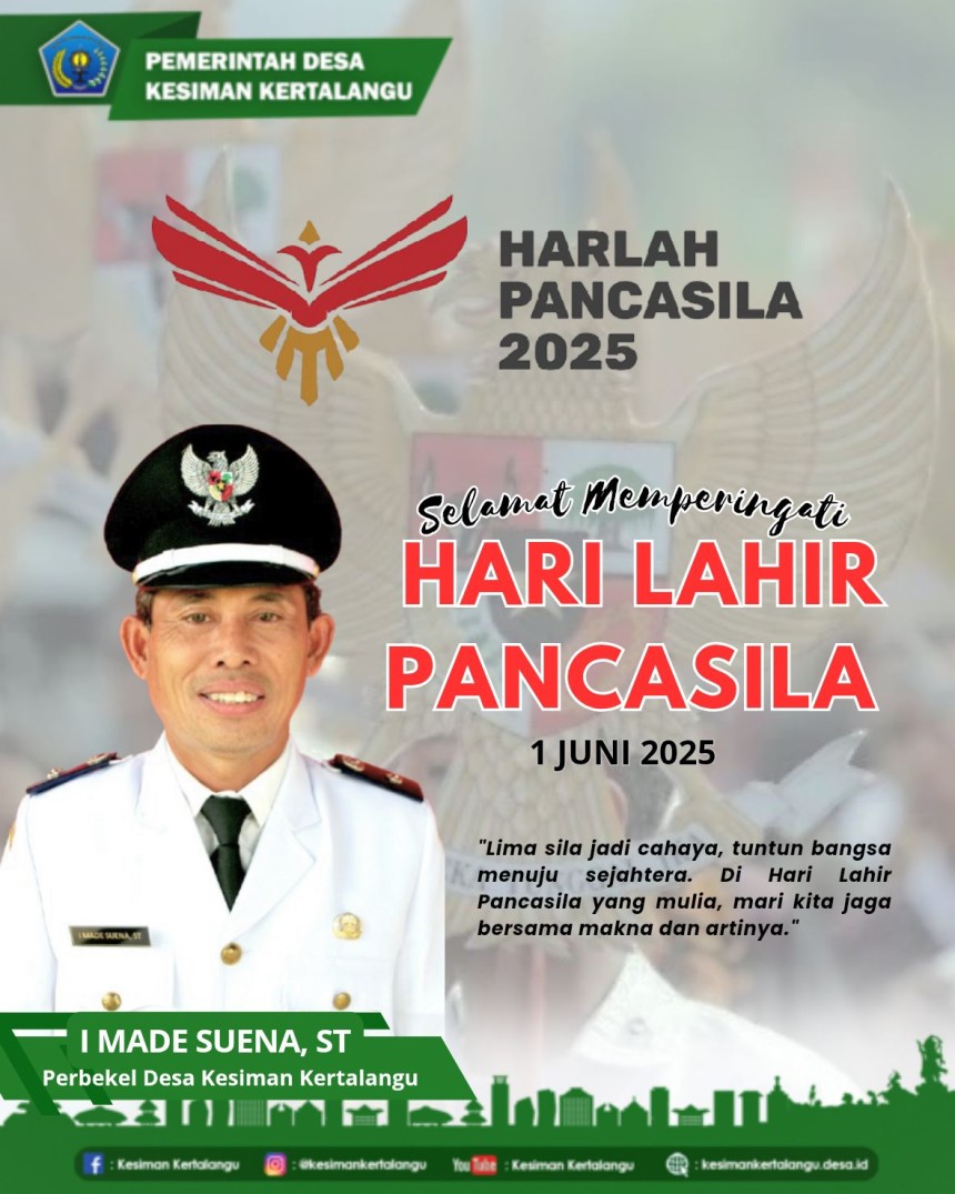 Selamat Hari Lahir Pancasila!
